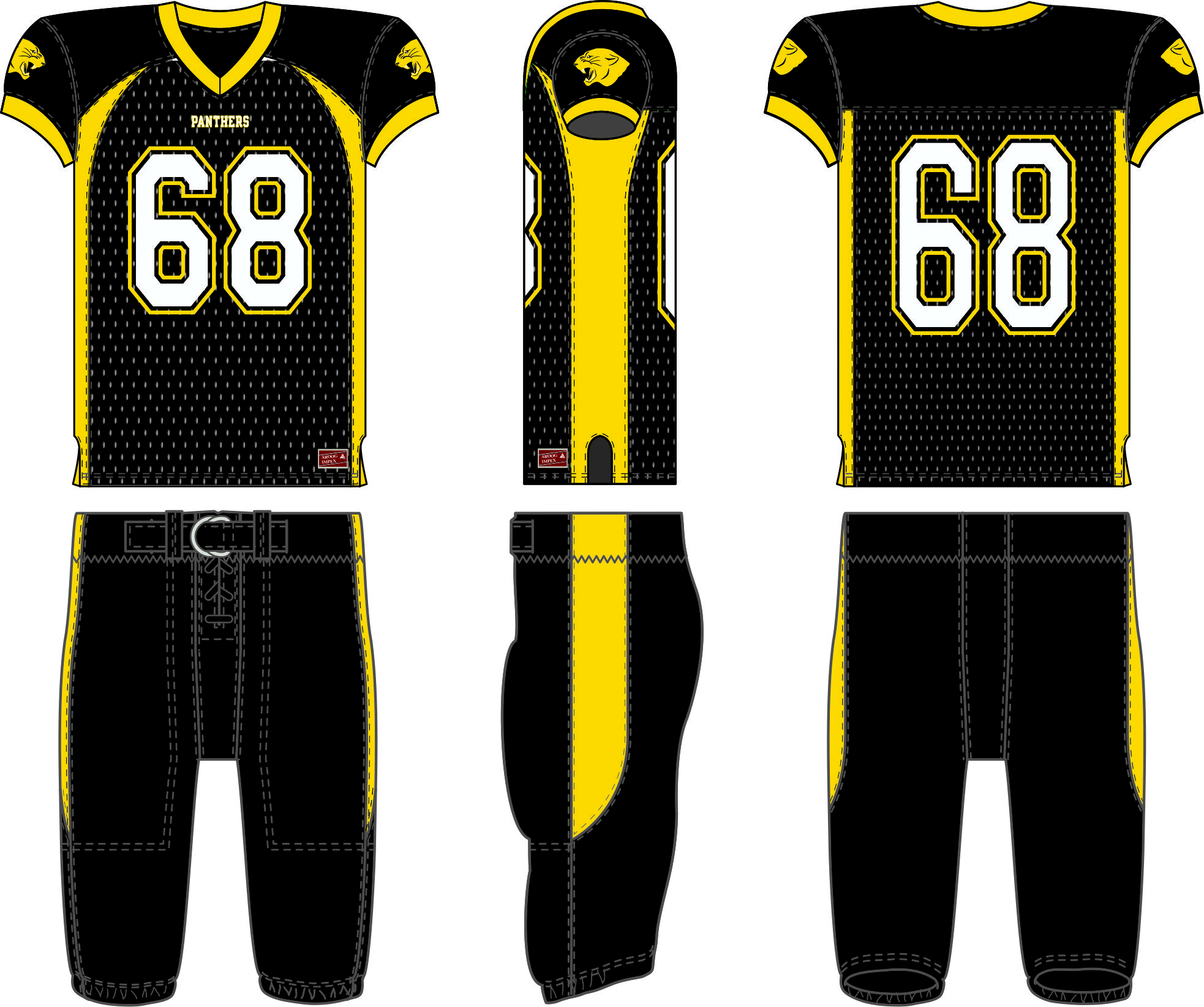 American Football  Uniform